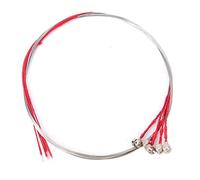 5 corde per violino Mi, corde universali in acciaio per violini 4/4 3/4, suono brillante e chiaro, parte di ricambio durevole con estremità a sfera per principianti