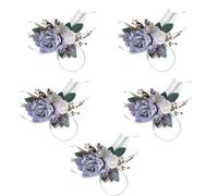 5 corpetto di fiori artificiali per matrimonio e damigella d'onore per boutonniere