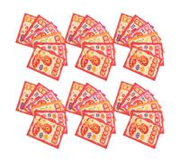 5 Count Buste Rosse Borsa Porta Soldi Fortunata Denaro Tasca Rossa
