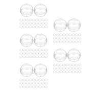 5 Count Piccolo Palla Ripienabile Trasparente Palline Riempibili Di Plastica