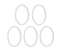 5 cuscinetti a pedale per bicicletta, in lega di alluminio, per volano, 1,5/2/2,5/3 mm, per BB68 BB73 BB90 BB92 (argento, DN 35,5 mm, spessore 1,5 mm)