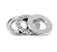 5 cuscinetti a sfera assiali S51105 in acciaio inox 25 mm x 42 mm x 11 mm, cuscinetti impermeabili, antiruggine e resistenti alla corrosione