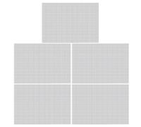 5 cuscinetti in rete per vasi da fiori, per bonsai, per tenere il terreno drenante e foro di ricambio