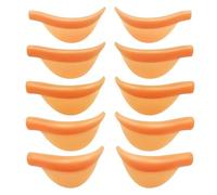5 cuscinetti per sollevamento ciglia, in silicone, facili da pulire, riutilizzabili, morbidi, morbidi, comodi e non testati sugli animali, per piegaciglia (arancione)