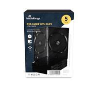 MR BOX30-2 - Custodia vuota DVD per 2 dischi, confezione da 5