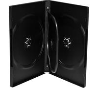 "5 Custodie per Cd E Dvd Triple a 3 Posti, 14Mm Come Film E Videogiochi Con Tas