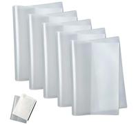 5 custodie per passaporto di vaccinazione, formato A6,con Doppia Protezione 148x105mm, Impermeabili e Resistenti, Ideali per Documenti Importanti, Carte d'Identità Studentesche e Certificati