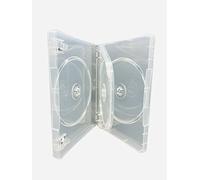 5 custodie Trasparenti per CD/Dvd/Blu Ray da 27 mm, per 3 Dischi