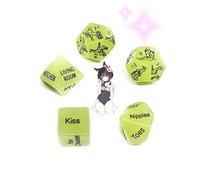 5 Dadi Luminosi, Strumenti Che Brillano Di Notte, Accessori Di Gioco, Adatti Per Coppie Principianti - H17