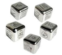 5 dadi per la decisione alimentare, regali in acciaio per l'anniversario, idea per la serata romantica, il Vangelo del disordine