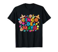 5 De Mayo Cinco De Mayo Sombrero Maraca Maglietta