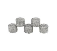 5 dischi in schiuma di acciaio inossidabile compatibili con idropulitrice per lancia Mesh Snow Foam Generation argento 14x10mm 3000 PSI inserti di ricambio filtrazione densa Bala
