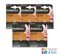 5 Duracell 395 399 SR927SW Batterie Al Silvoro 1,5V Orologio NUOVO