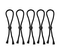 5 elastici per capelli a forma di coda di cavallo, lunghezza regolabile, per donne, chignon ricci, trecce spesse, legami regolabili naturali per capelli spessi e ricci sottili per coda di cavallo
