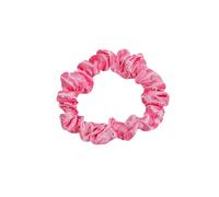 5 elastici per capelli in raso, sottili per capelli, piccoli scrunchies, morbidi e elastici, eleganti accessori per capelli da donna, lunghi o spessi, rosa rosa rosa