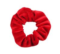 5 elastici per capelli, scrunchies in velluto, elastici colorati, in velluto, per capelli, coda di cavallo, morbidi accessori per capelli, da donna, da indossare tutti i giorni, colore rosso