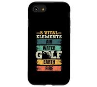 5 elementi vitali aria acqua golf terra fuoco golfista Custodia per iPhone SE (2020) / 7/8