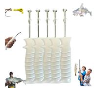 5 estrattori a sgancio rapido, in acciaio inox, pinze da pesca per rimuovere l'amo, design sicuro per la gola profonda, strumento di rimozione dell'amo per la pesca all'aperto
