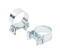 5 fascette stringitubo regolabili - Fascetta stringitubo in acciaio al carbonio for ristrutturazione casa - Elementi di fissaggio in metallo resistenti for tubi CPU dell'acqua(12mm-14mm)