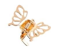 5 fermagli per capelli a farfalla, mini fermagli per capelli, 2,2 cm, in metallo, per capelli, piccola farfalla, per donne, ragazze, oro