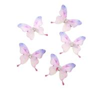 5 fermagli per capelli a forma di farfalla, per donne e ragazze, regalo di compleanno, per feste di compleanno ed eventi speciali, accessori per capelli