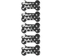 5 fermagli per capelli per cani, mini fermagli a scatto per cani, piccoli fermagli a scatto per animali domestici, accessori per capelli per cani, accessori per animali domestici (nero)