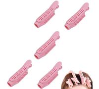 5 fermagli per capelli volumizzanti, colore rosa, morbidi e naturali, per arricciare i capelli fai da te, bigodini soffici, bigodini per capelli, strumenti per lo styling delle donne
