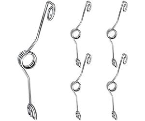 5 fermaporta a molla a farfalla per mantenere la porta aperta per residenziali, cunei per porte si adattano alla maggior parte delle porte, per interni ed esterni della camera da letto