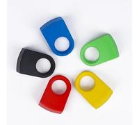 5 fibbie colorate per bottiglie di birra, in plastica, per bar, mini bottiglie di birra, vino, cocktail, calici in vetro, bordo a scatto, per casa, compleanno, matrimonio, feste, dispenser