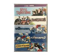 5 Film: Hotel Transylvania 1 E 2 + Puffi 1 E 2 + I Re Della Scivolata