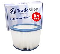 5 filtri a cartuccia, filtro cilindrico, filtro permanente, filtro dell'aria per Nilfisk Multi II 30 T, Multi II 30 T INOX VSC, Multi II 22 inox, Multi II 22