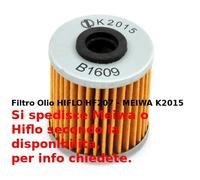 5 FILTRI Olio HIFLO HF207 - MEIWA K2015 Suzuki RM-Z450