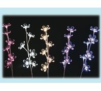 5 FIORI AL LED CM50 COLORI ASS. 138.11080 NATALE DECORAZIONE