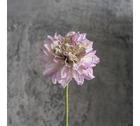 5 fiori artificiali combinati di rose di dalia in seta con steli per bouquet da sposa fai da te, baby shower, composizioni floreali, centrotavola, decorazioni per la casa, viola chiaro