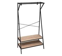 5 five simply smart 5five - armadio a 2 ripiani jano nero