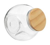 5 five simply smart 5five - Barattolo in vetro rotondo da 2 litri con coperchio in pino - Ideale per cucinare, conservare dolci e pasta