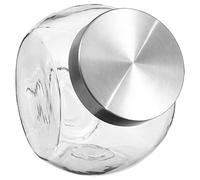 5 five simply smart 5five - barattolo per caramelle in vetro con coperchio in acciaio inox 1,5l