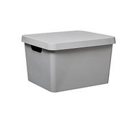 5 five simply smart 5five - cassetta di plastica 17l grigio opaco