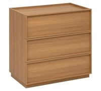 5 five simply smart 5five - cassettiera framy a 3 cassetti, legno scuro