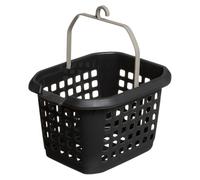 5 five simply smart 5five - Cesta para pinzas de Ropa Hugger de 2 l, Color Gris - Orificios de ventilación - Ligera - Fácil de CR - Cesta de plástico