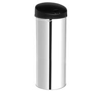 5 five simply smart 5five - cestino automatico rotondo sensor 57l in acciaio inox