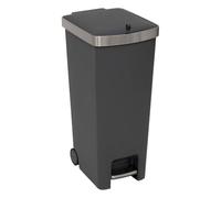 5 five simply smart 5Five - Cestino grigio - 37,5x30x70 cm - Design moderno, accessorio per cucina e bagno