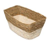 5 five simply smart 5five - cestino in paglia mix n modul 15x31cm naturale