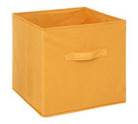 5five - cestino in velluto mix n modul 31x31cm giallo