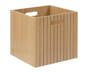 5 five simply smart 5five - cestino tasso 31x31cm legno