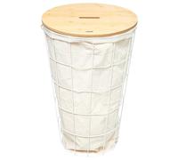 5 five simply smart 5five - cesto portabiancheria modern color 42l bianco