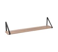 5 five simply smart 5five - Estante de pared Aliaj, efecto madera natural - Forma rectangular - Montaje en pared - Almacenamiento práctico - An. 78 x Pr. 15 x Al. 16 cm - Salón, dormitorio, oficina