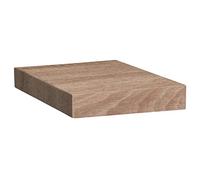 5 five simply smart 5five - Estante de pared Fixy, efecto madera natural, 23,5 x 23,5 cm, montaje oculto, capacidad de carga de 5 kg - Para almacenaje decorativo, salón, dormitorio