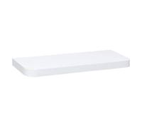 5 five simply smart 5five - Estante de pared redondo Fixy, efecto madera blanca - Forma rectangular - Montaje en pared - Almacenamiento práctico - 60 x 23,5 x 3,8 cm - Salón, dormitorio, oficina