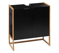 5 five simply smart 5five - mobiletto a 2 ante naturéo nero